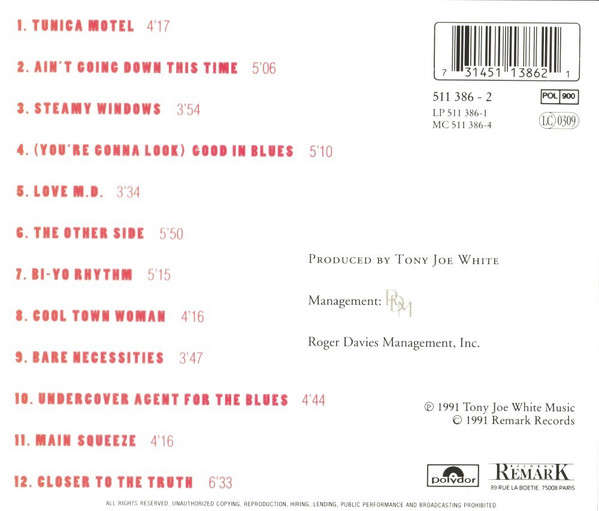 Tony Joe White - Closer To The Truth CD Import
