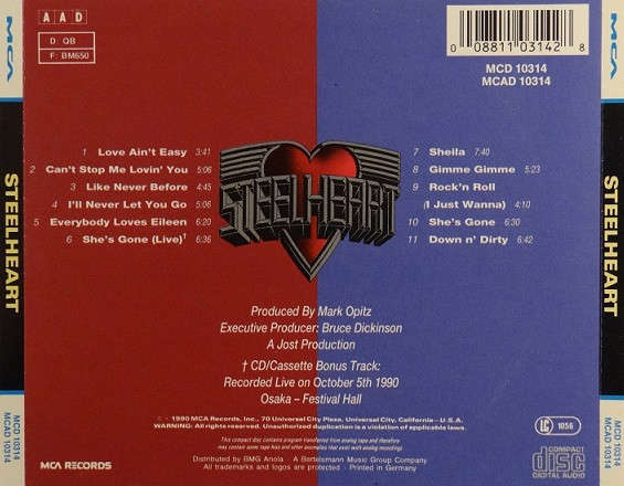 Steelheart - Steelheart CD Import