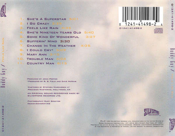 Buddy Guy - Feels Like Rain CD Import