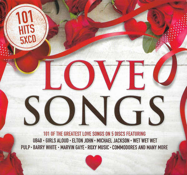 Various - 101 Love Songs 5x CD Digipak Import
