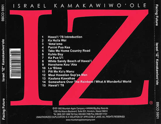Israel Kamakawiwo'ole - Facing Future CD Import