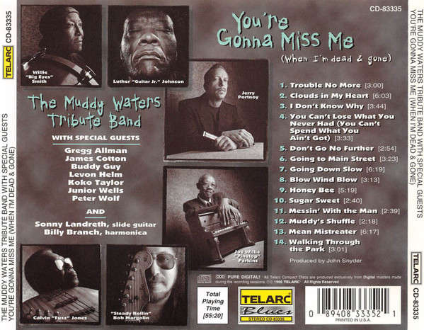 Muddy Waters Tribute Band - You're Gonna Miss Me CD Import