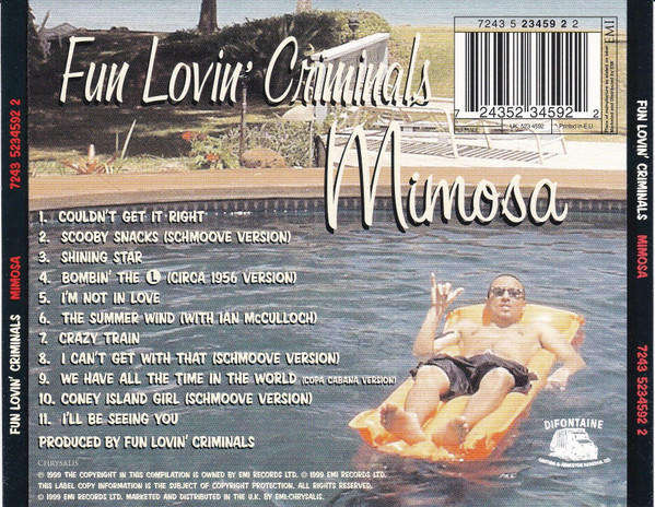 Fun Lovin' Criminals - Mimosa CD Import