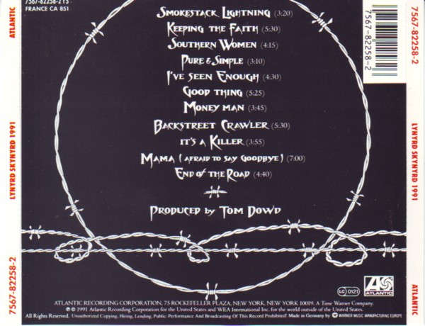 Lynyrd Skynyrd - 1991 CD Import