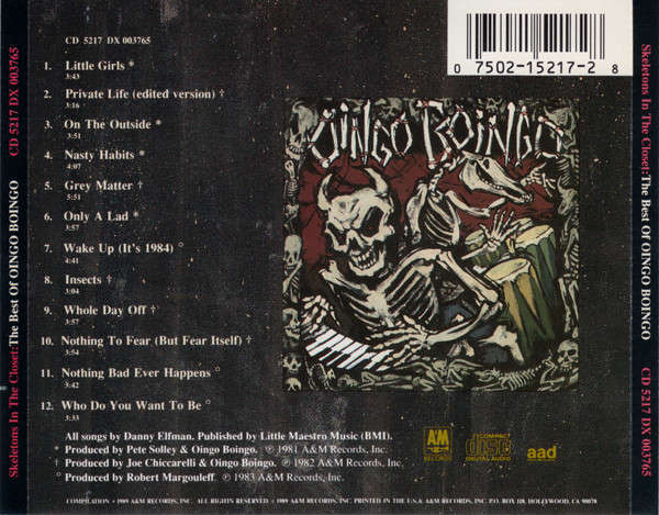 Oingo Boingo - Skeletons In the Closet: Best of CD Import