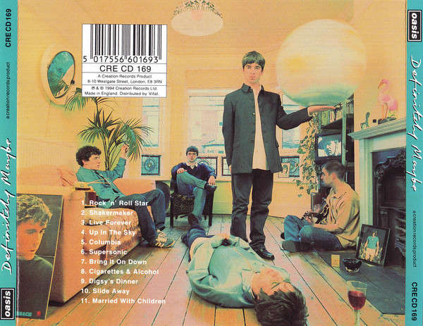 Oasis - Definitely Maybe CD Import
