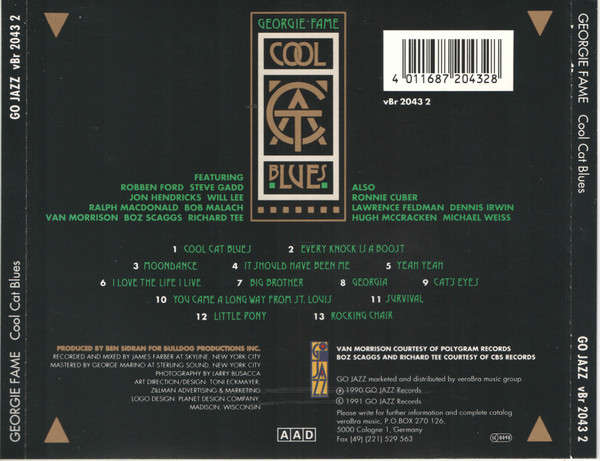 Georgie Fame - Cool Cat Blues CD Import