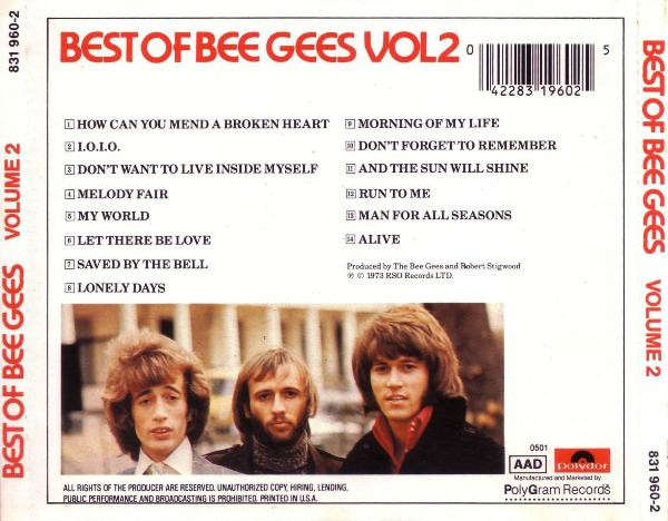 Bee Gees - Best of Bee Gees Vol. 2 CD Import