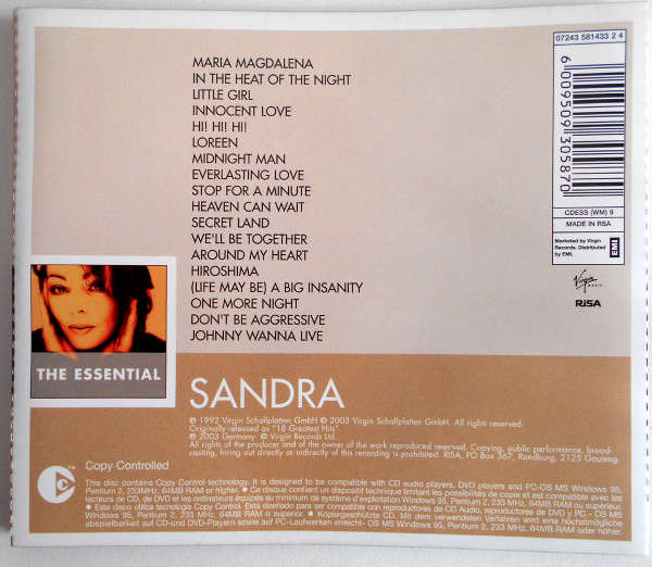 Sandra - The Essential CD