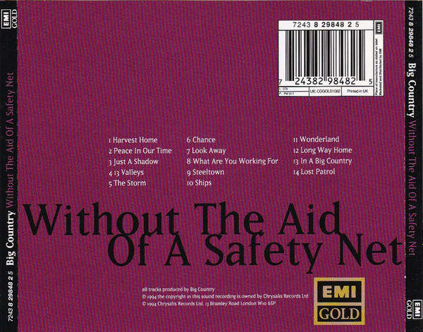 Big Country - Without the Aid of a Safety Net (Live) CD Import