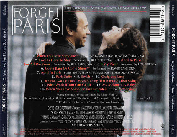 Soundtrack - Forget Paris CD Import