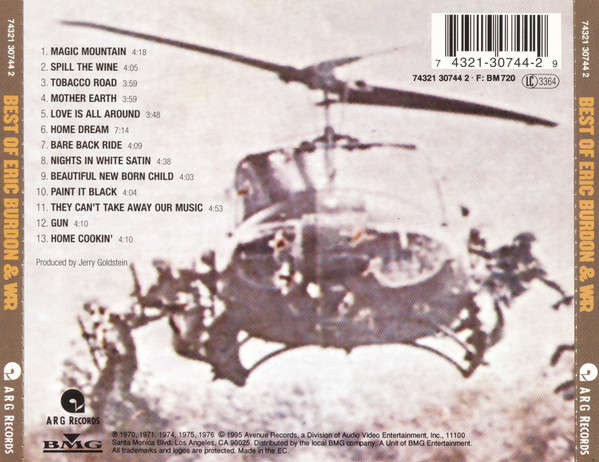 Eric Burdon & War - Best of CD Import