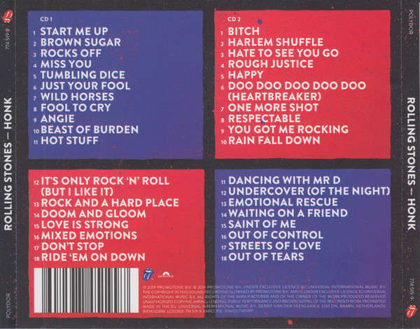 Rolling Stones - Honk Double CD Import Sealed