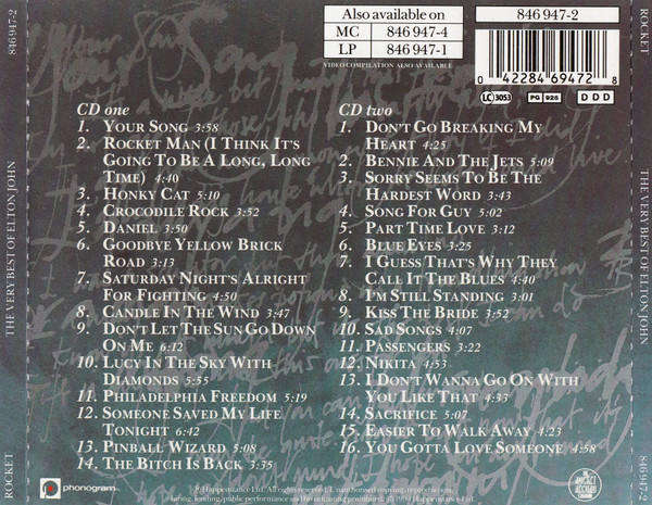 Elton John - Very Best of Double CD Import
