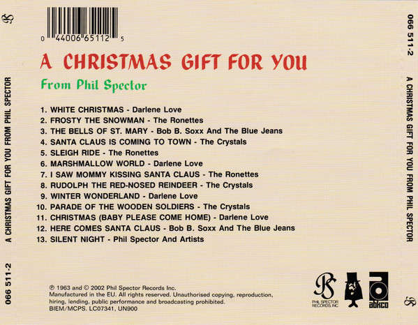 Phil Spector - A Christmas Gift For You CD Import