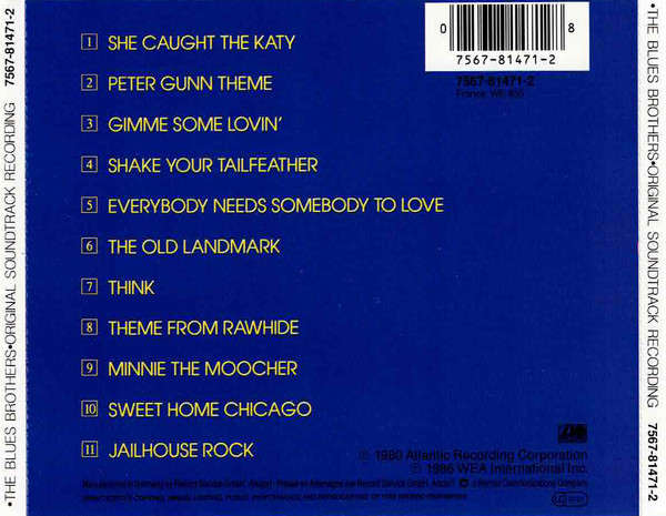 Soundtrack - Blues Brothers CD Import