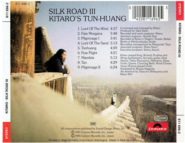 Kitaro - Silk Road III - Tun Huang CD Import