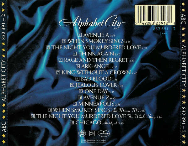 ABC - Alphabet City CD Import