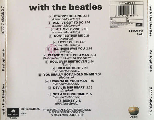 Beatles - With the Beatles CD Import