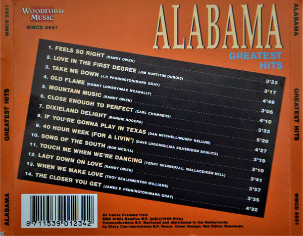 Alabama - Greatest Hits CD Import