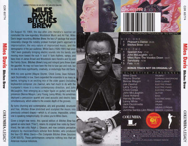 Miles Davis - Bitches Brew CD Import