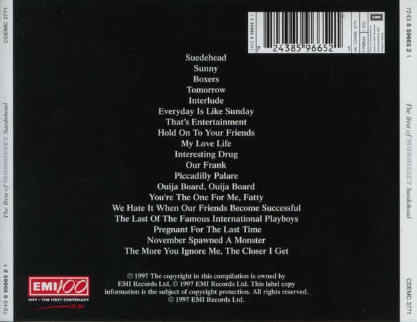 Morrissey - Suedehead - Best of CD Import
