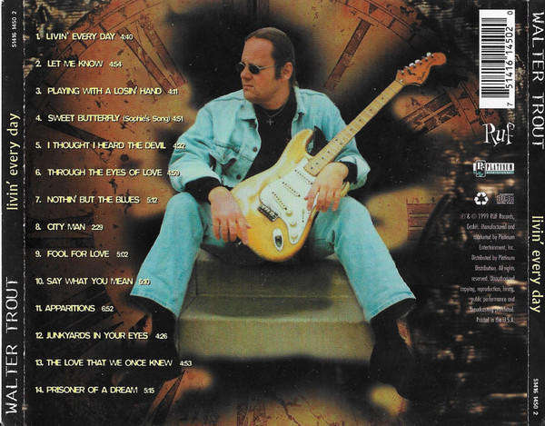 Walter Trout & Free Radicals - Livin' Every Day CD Import