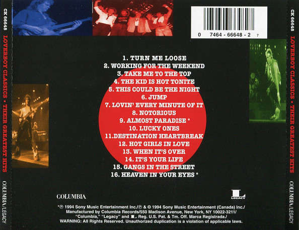 Loverboy - Classics - Their Greatest Hits CD Import