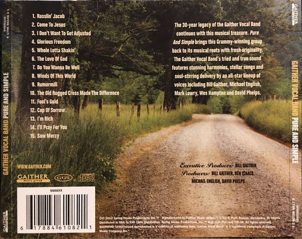 Gaither Vocal Band - Pure & Simple CD Import