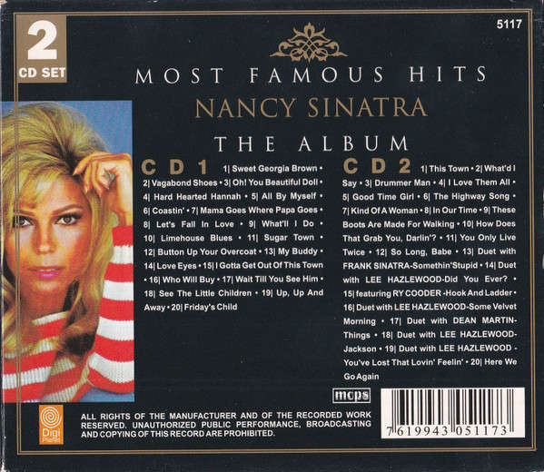 Nancy Sinatra - The Album Double CD Import