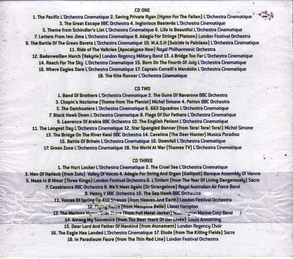 Various - Greatest War Movies Themes 3x CD Import