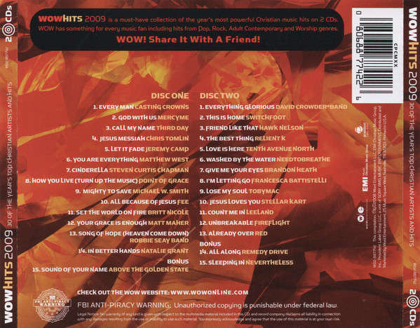 Various - WOW Hits 2009 Double CD