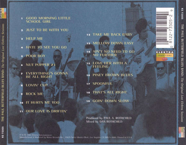 Paul Butterfield Blues Band - Original Lost Elektra Sessions CD Import