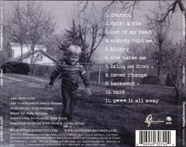 Puddle of Mudd - Come Clean CD Import