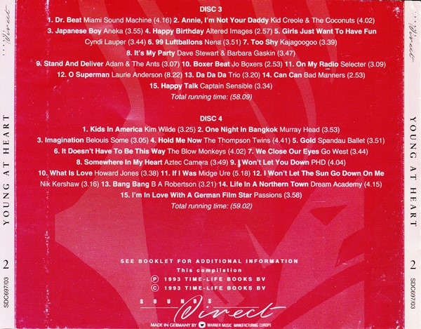 Various - Young At Heart 4x CD Set Import