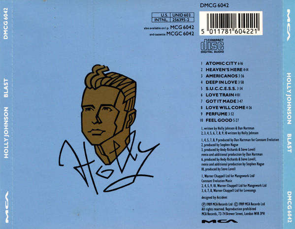Holly Johnson - Blast CD Import
