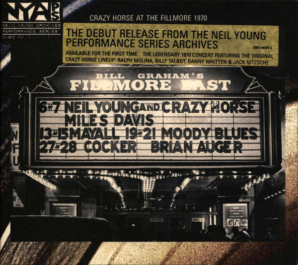 Neil Young & Crazy Horse - Live At the Fillmore East CD Import