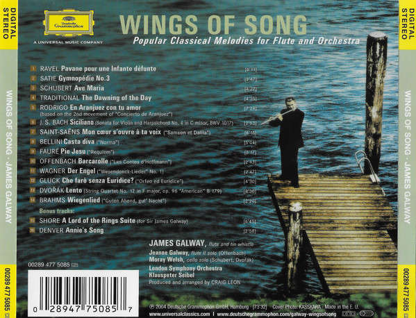 James Galway - Wings of Song CD Import