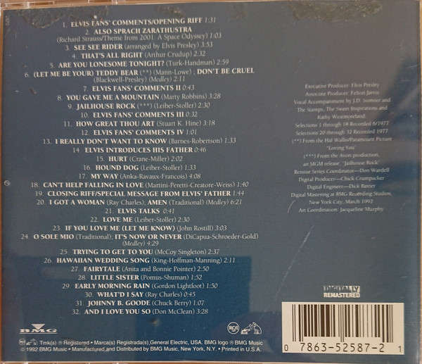 Elvis Presley - Elvis In Concert CD Import Sealed