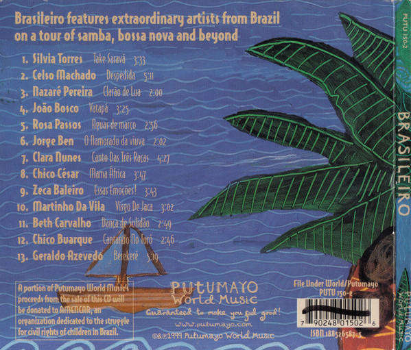 Putumayo Various - Brasileiro CD Import