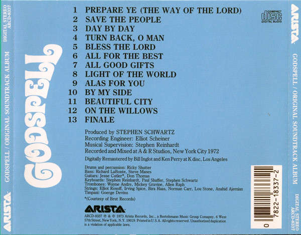 Soundtrack - Godspell CD Import