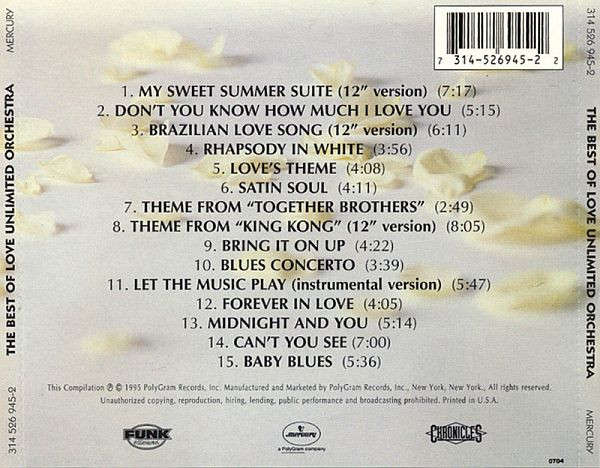 Love Unlimited Orchestra - Best of CD Import