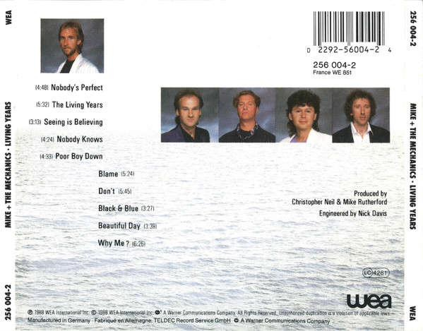 Mike & the Mechanics - Living Years CD Import