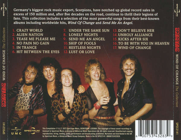 Scorpions - Wind of Change: Collection CD Import