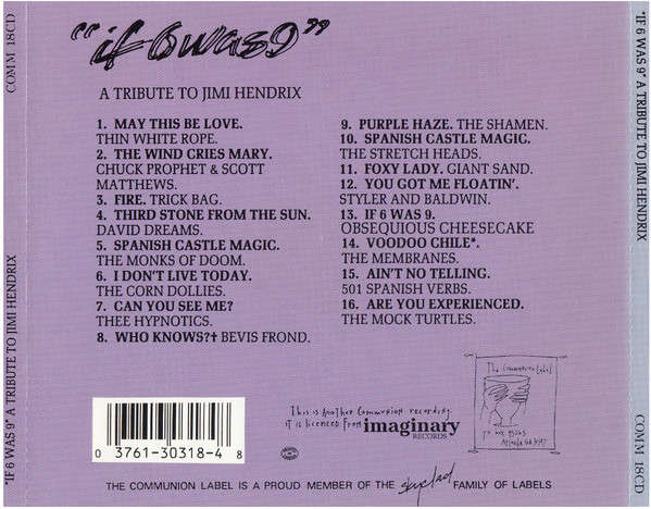 Various - If 6 Was 9 - Tribute To Jimi Hendrix CD Import