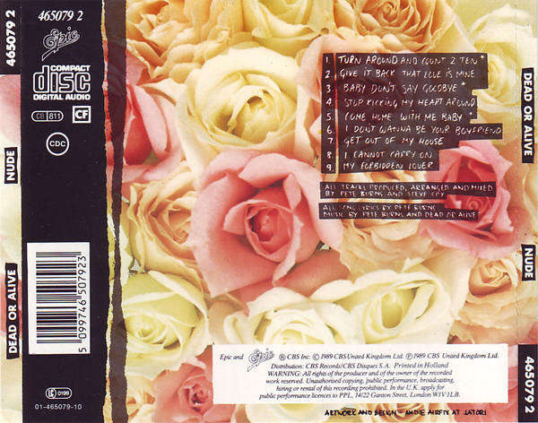Dead Or Alive - Nude CD Import