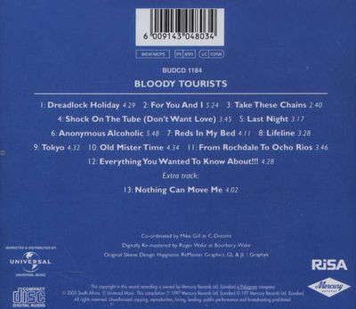 10cc - Bloody Tourists CD