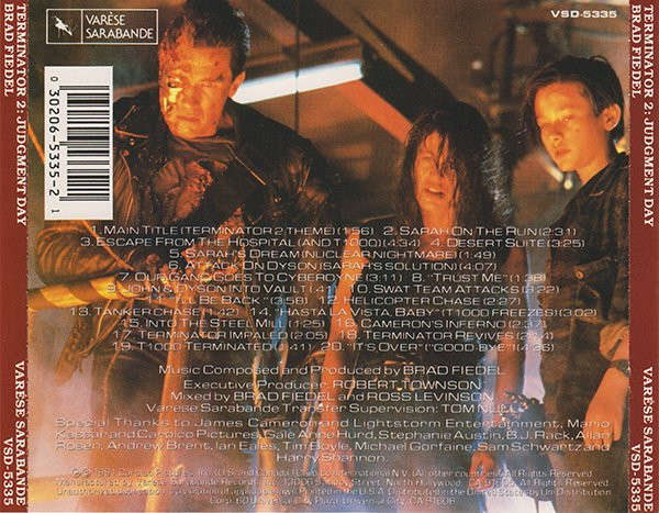 Soundtrack - Terminator 2: Judgment Day CD Import