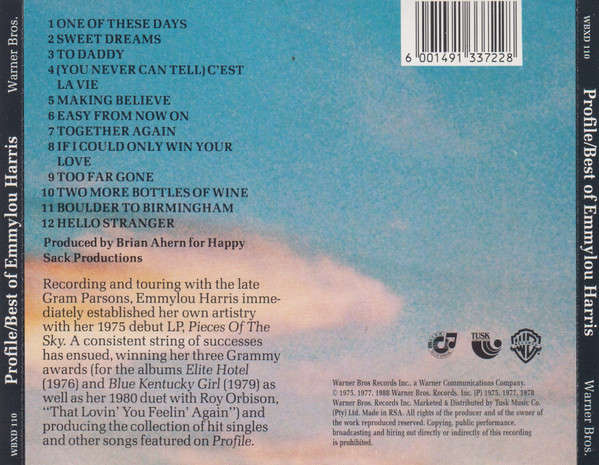 Emmylou Harris - Profile I + II (2x CD Set)