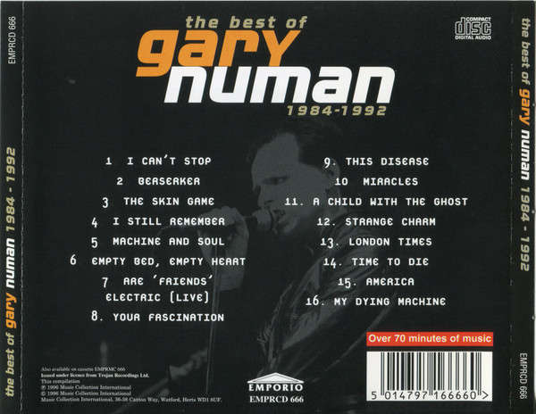 Gary Numan - Best of 1984-1992 CD Import